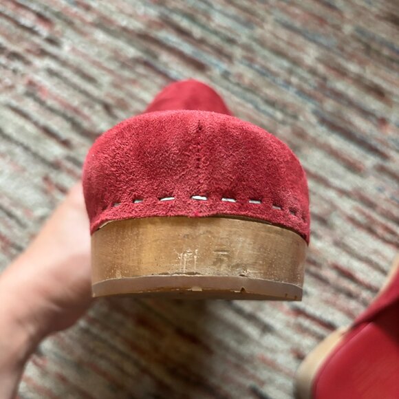 Charlotte Stone Martino Clog in Chili Size 9 - Picture 7 of 7
